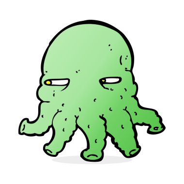 çizgi film uzaylı yüzü