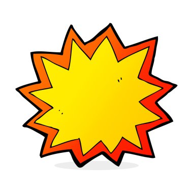 patlama karikatür çizimi