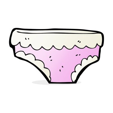 iç çamaşırı karikatür çizimi