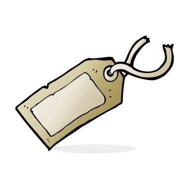 karikatür Bagaj etiketi