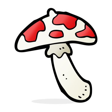 karikatür zehirli mantarı