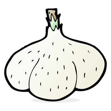 sarımsak karikatür çizimi