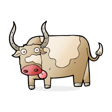 Boğa karikatür çizimi