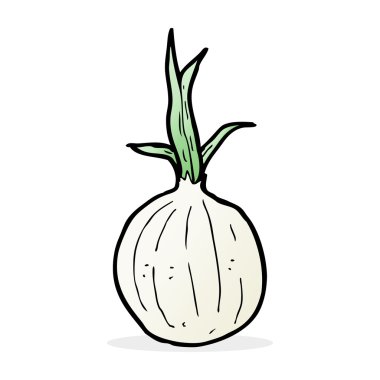 Soğan karikatür çizimi
