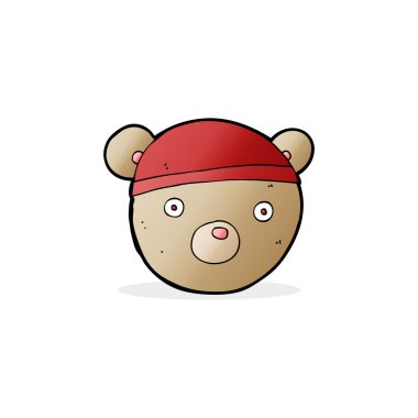 karikatür ayıcık şapka