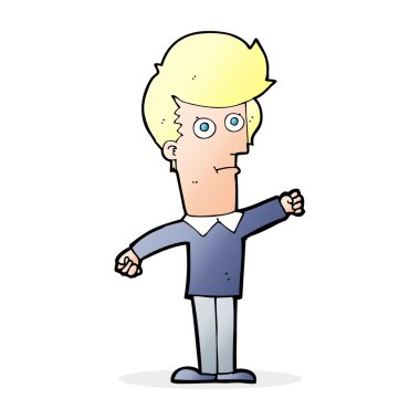 karikatür adam delme