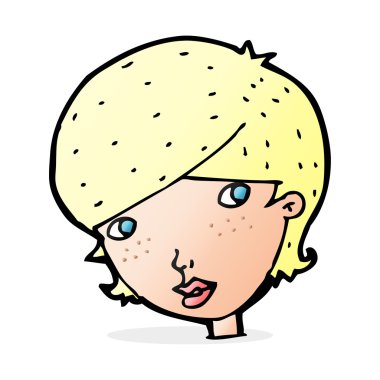 karikatür samimi kadın