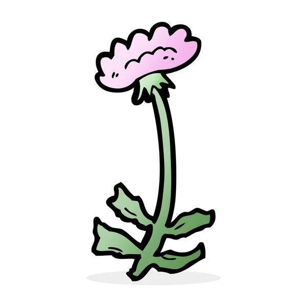 Desenho animado ilustração de flor — Vetor de Stock