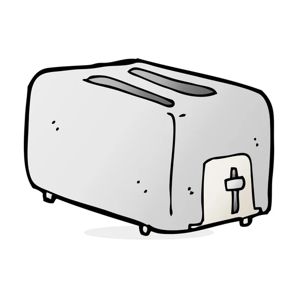 Ilustración de dibujos animados de tostadora — Vector de stock
