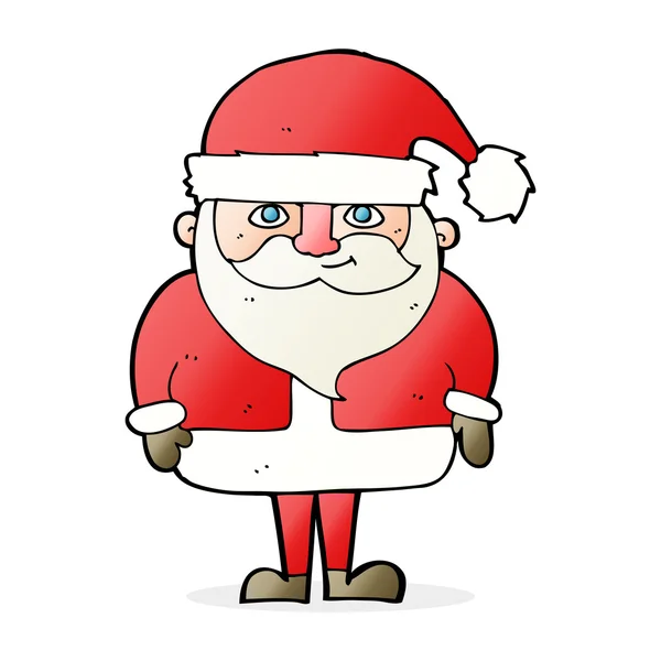 Κινούμενα σχέδια ευτυχισμένος Άγιος Βασίλης — Διανυσματικό Αρχείο