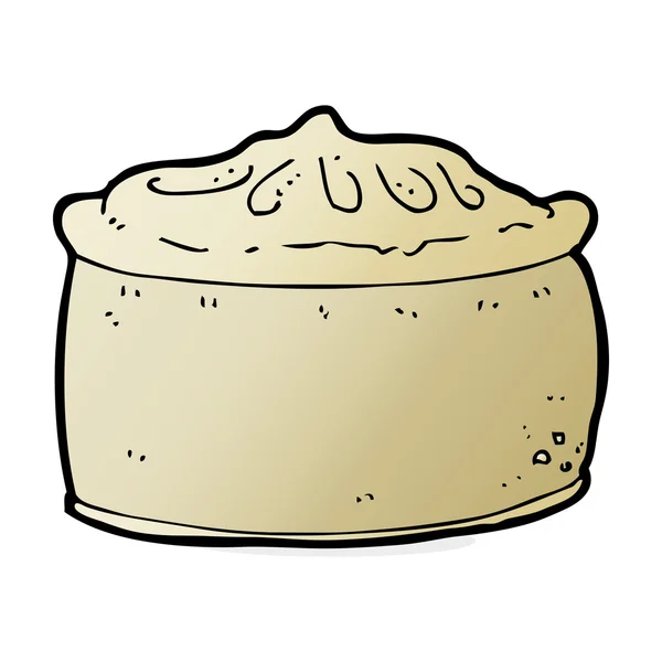 Illustrazione cartone animato di torta — Vettoriale Stock