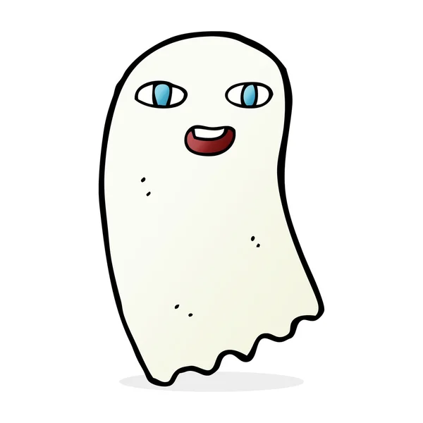 Funny cartoon ghost — Stock Vector