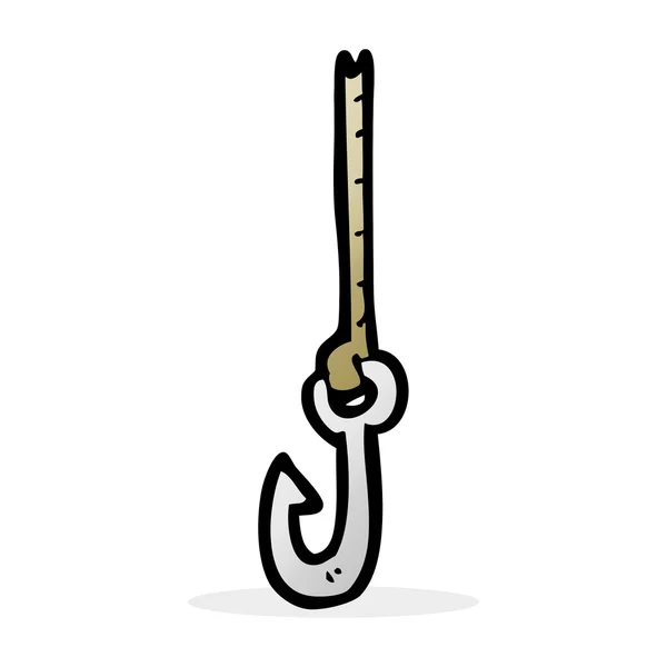 Карикатура на крючок — стоковый вектор
