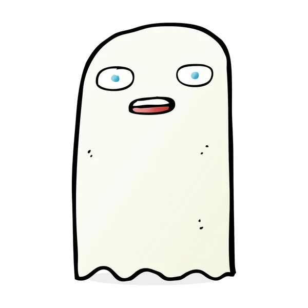 Fantasma divertido de dibujos animados — Vector de stock