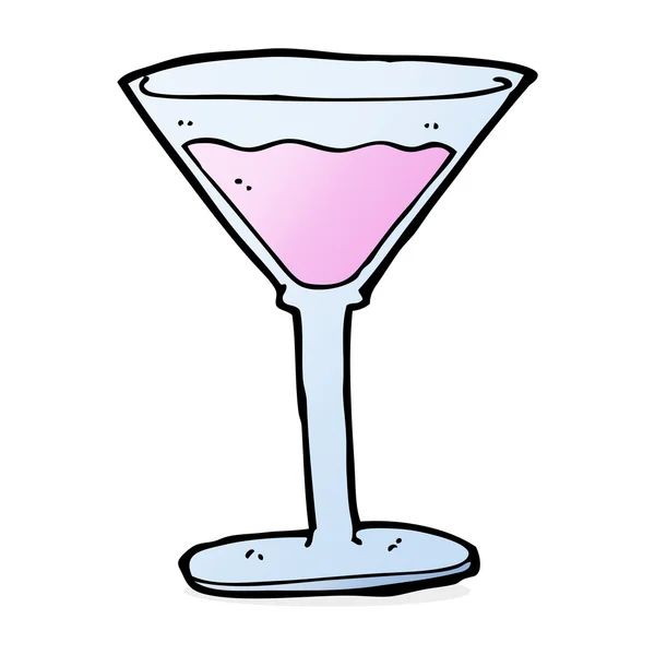 鸡尾酒的卡通插图 — 图库矢量图片