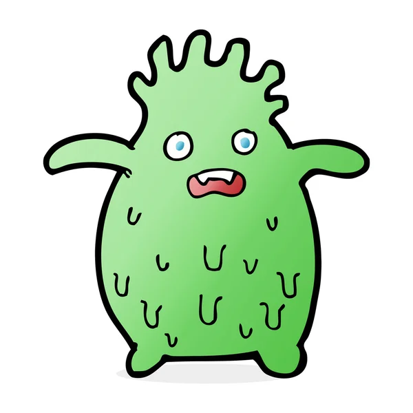 Cartoon grappig slijm monster — Stockvector