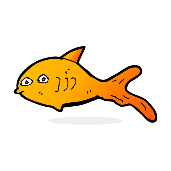 Zeichentrickdarstellung von Fischen — Stockvektor