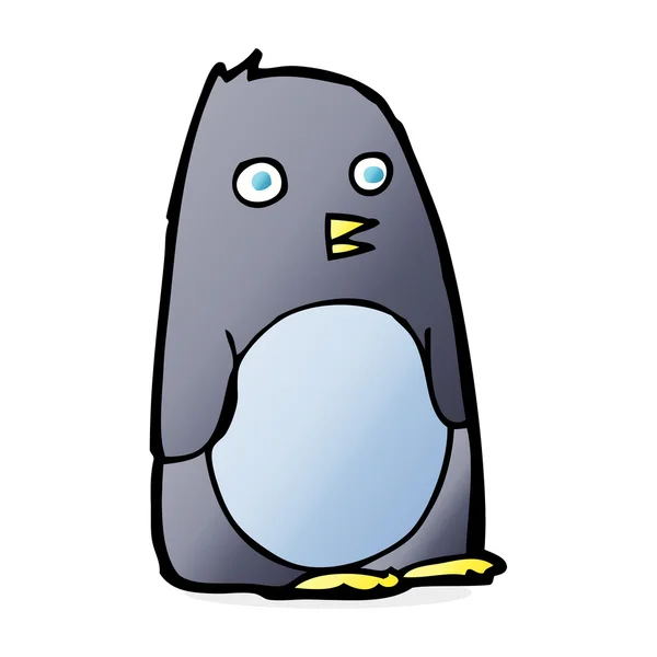Ilustración de dibujos animados de pingüino — Archivo Imágenes Vectoriales