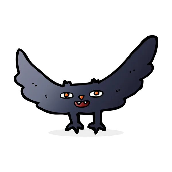 Bande dessinée vampire effrayant chauve-souris — Image vectorielle