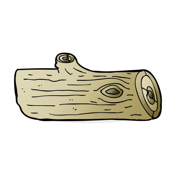 Desenho animado ilustração de log — Vetor de Stock