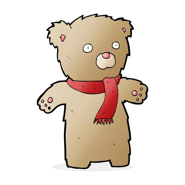 Cartoon teddy bear — Stock Vector