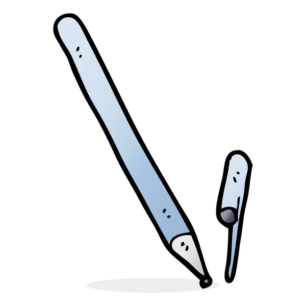 Cartoon afbeelding van pen — Stockvector