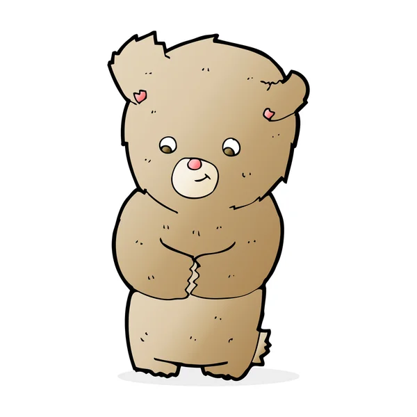 Cartoon teddy bear — Stockvector