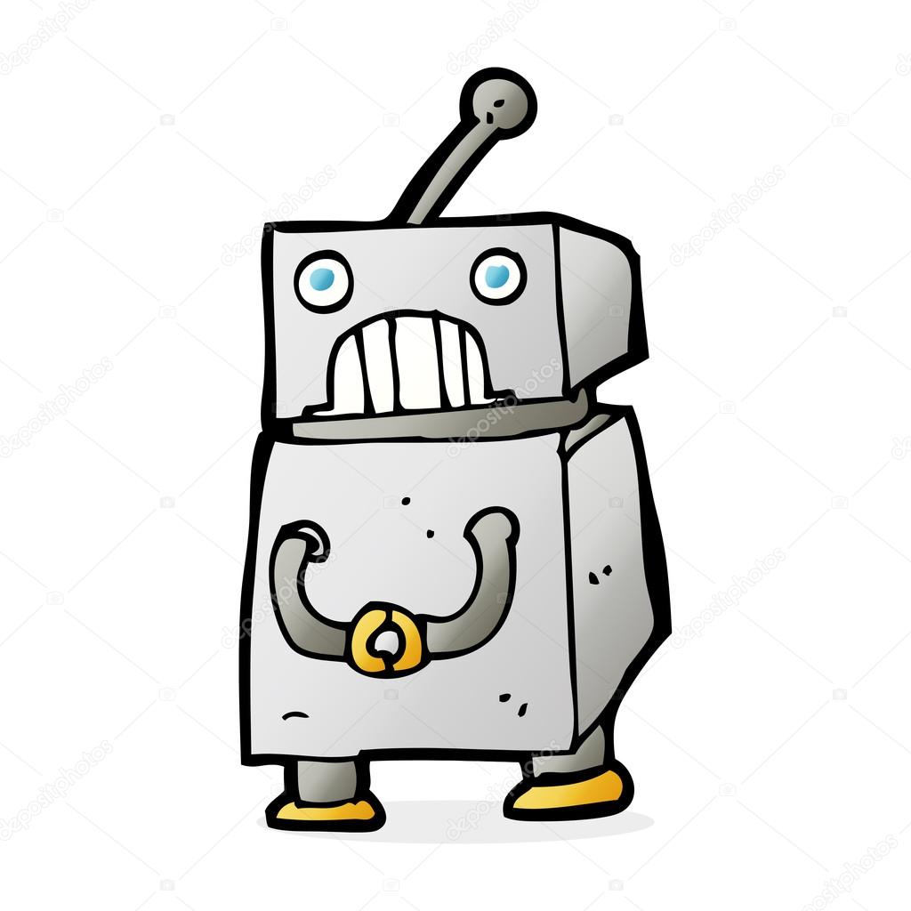 ロボットの漫画イラスト ストックベクター C Lineartestpilot ロボットの漫画イラスト ストックベクター C Lineartestpilot