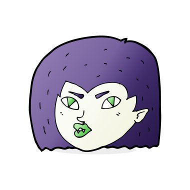 çizgi film vampire yüz