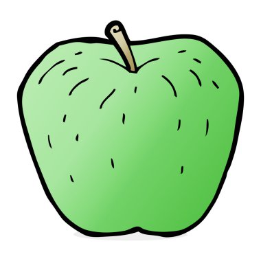 elma karikatür çizimi