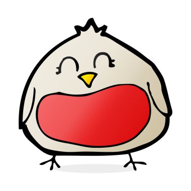 komik karikatür Noel robin