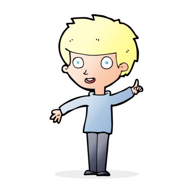 Çizgi filmci çocuk.