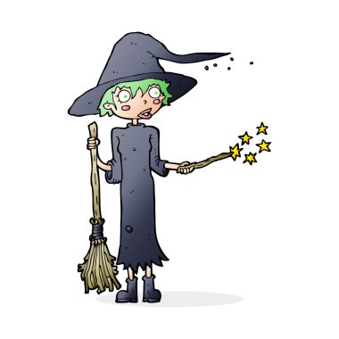 çizgi film cadısı büyüsü