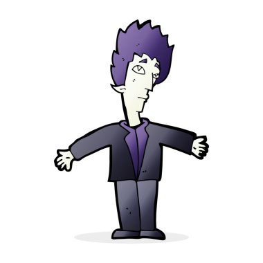 çizgi film vampire adam