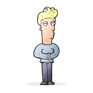 yorgun adam çizgi film