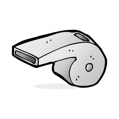 Düdük karikatür çizimi