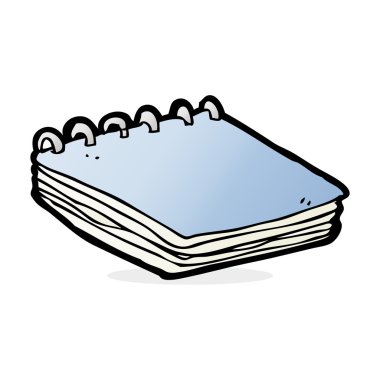 Not defteri karikatür çizimi