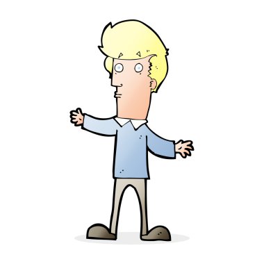 irkilmiş adam çizgi film