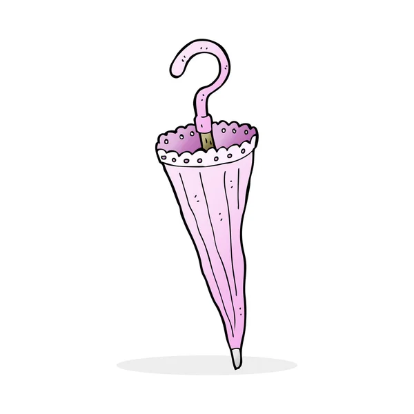 Illustrazione cartone animato di ombrellone — Vettoriale Stock