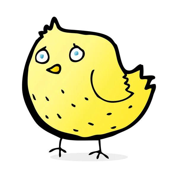 Illustrazione cartone animato di uccello — Vettoriale Stock
