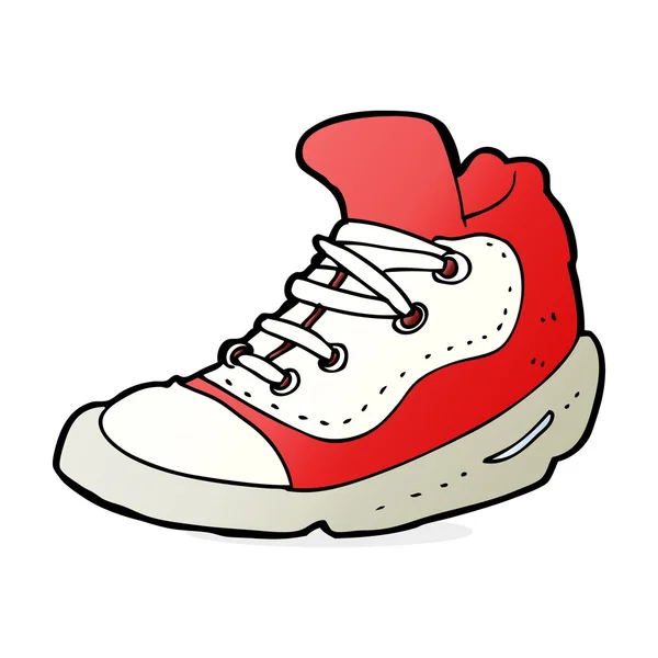 Ilustración de dibujos animados de zapatillas de deporte — Archivo Imágenes Vectoriales