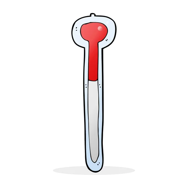 Ilustración de dibujos animados del termómetro — Vector de stock