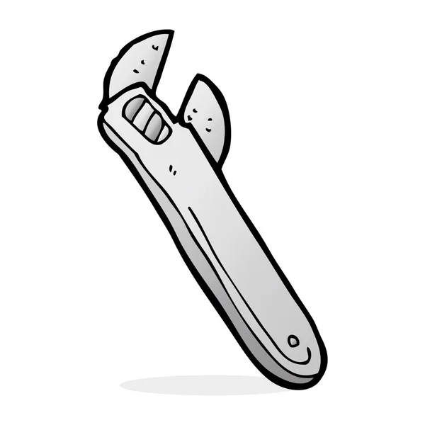 Cartoon-Verstellschlüssel — Stockvektor