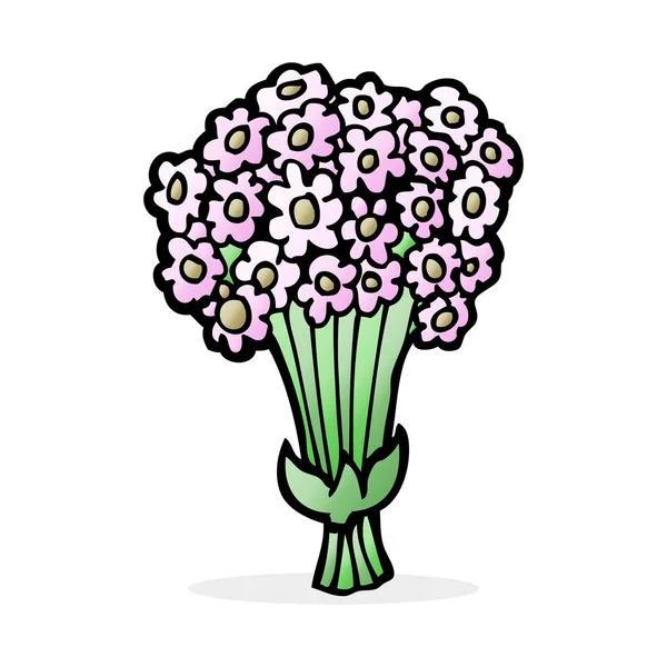 Desenho animado ilustração de flores — Vetor de Stock