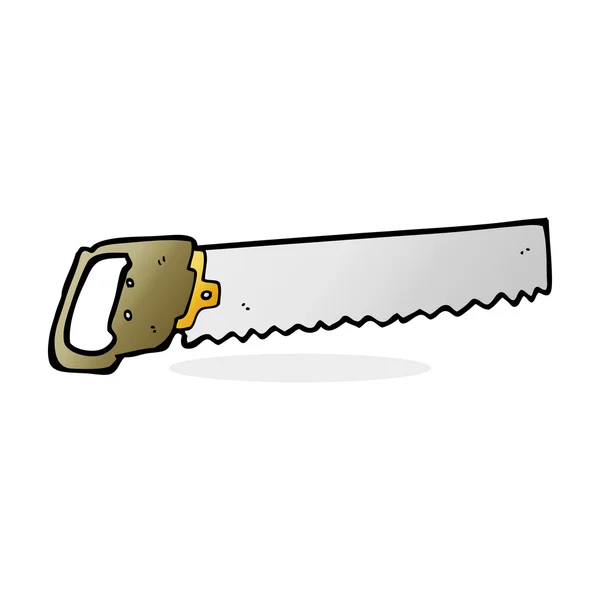 Cartoon afbeelding van saw — Stockvector