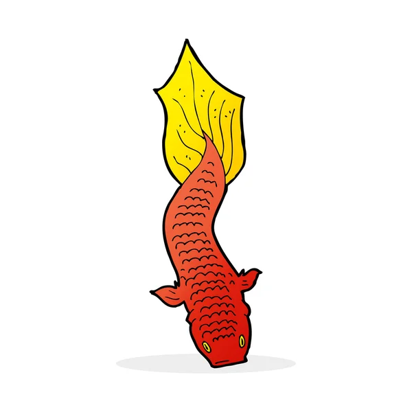 Cartoon illustration of fish — Stock Vector