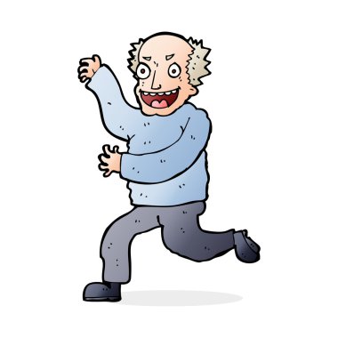 Çizgi film kötü yaşlı adam