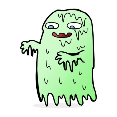 çizgi film iğrenç çamur hayalet