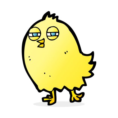 komik karikatür kuş