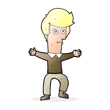 irkilmiş adam çizgi film